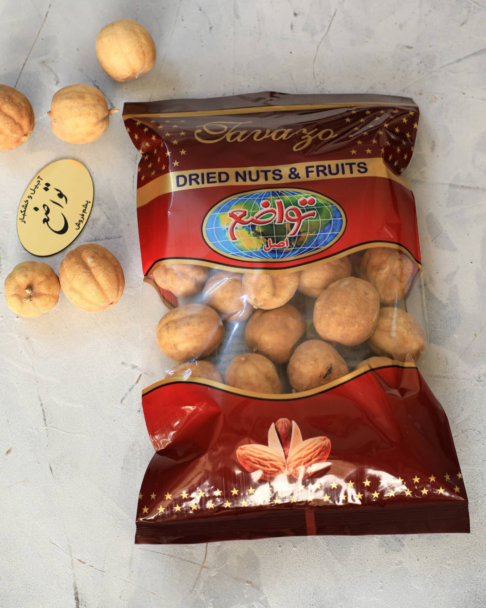 Getrocknete schwarze Limetten