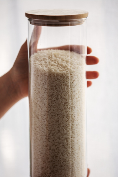 Storing Rice in a Dry and Cool Place