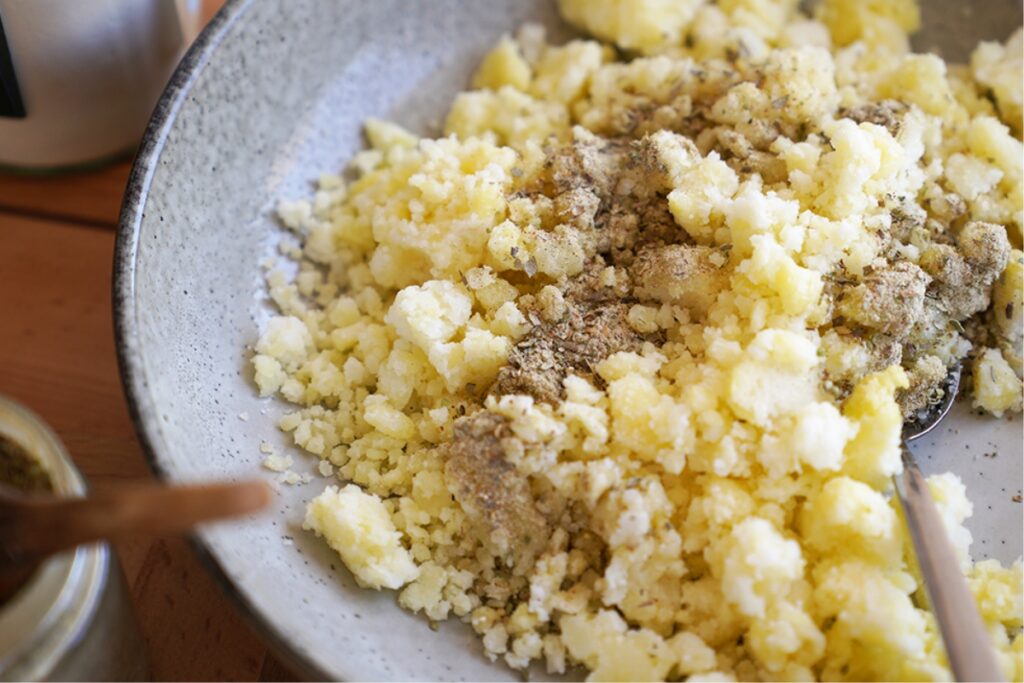 آماده کردن سیب زمینی