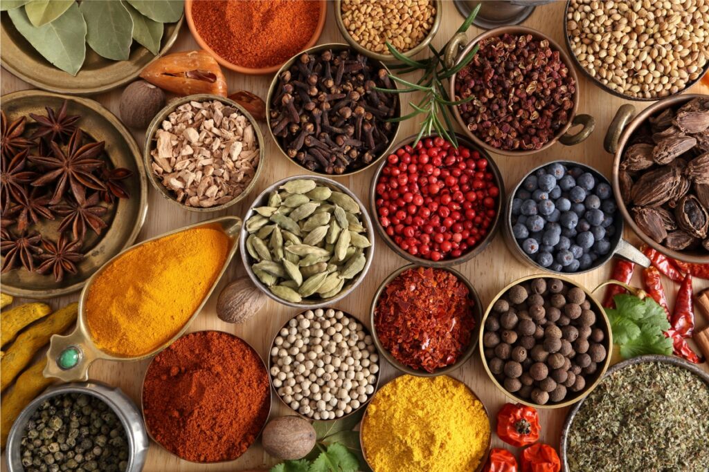 خواص ادویه‌ ها