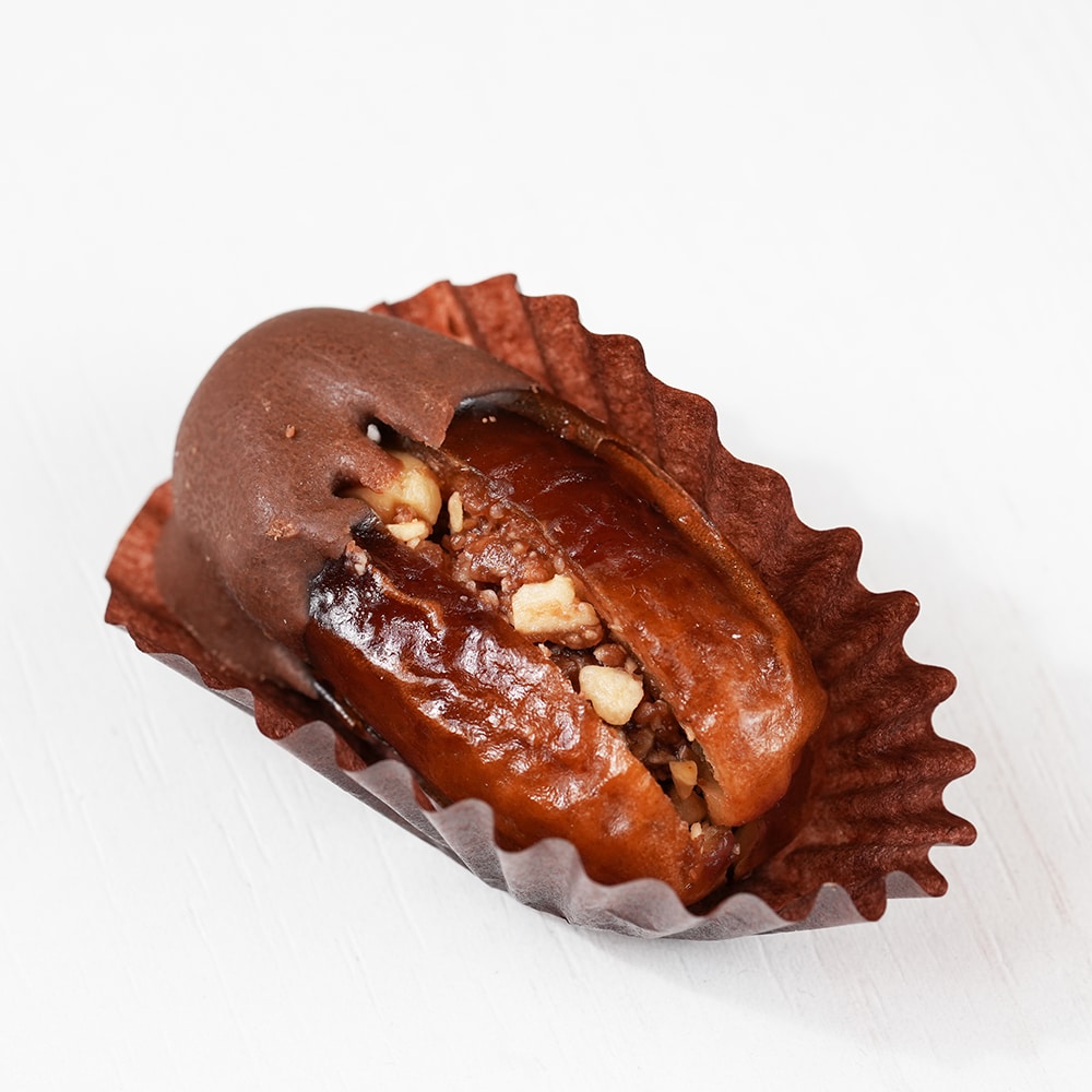 Mit Haselnüssen & Schokolade Gefüllte Datteln – Bild 2